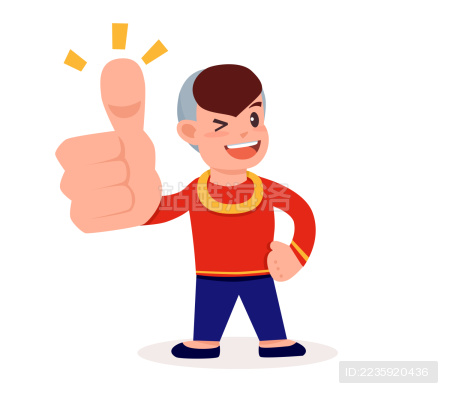 点赞的中国男孩