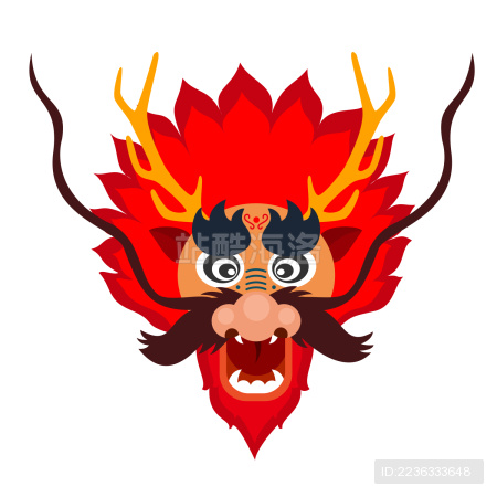 新年二月二龙抬头插画 - 站酷海洛 - 正版图片,视频,字体,音乐素材