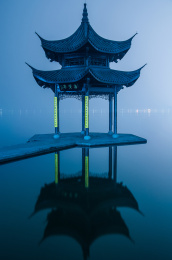 杭州集贤亭夜景