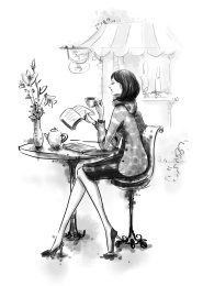 美女插画11