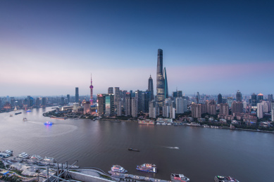 上海陆家嘴夜景