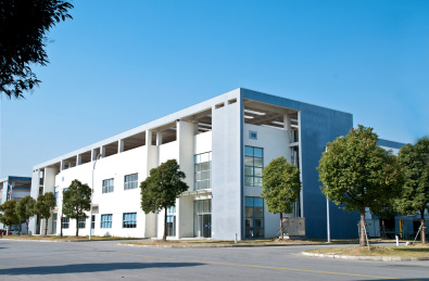 工厂外观 建筑学 蓝色