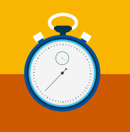 秒表计时器矢量素材