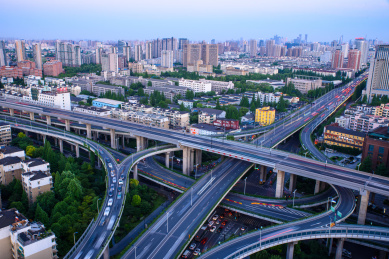 杭州上塘高架桥 上塘高架桥