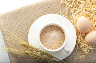 未冲泡的营养麦片