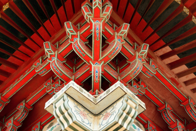 中国古典建筑局部特写