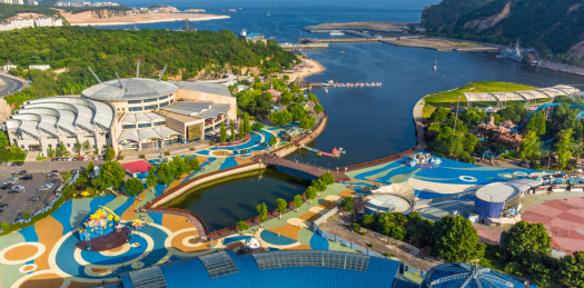 大连老虎滩海洋公园全景