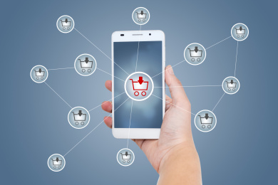 Shopping order via smart phone application