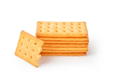 一叠美味芝士饼干