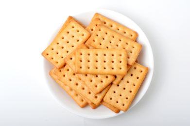 一碟美味芝士饼干