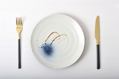 简洁西餐餐具样机素材