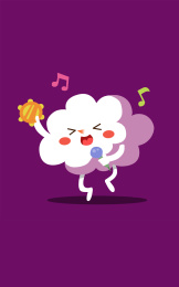 唱歌的云朵插图