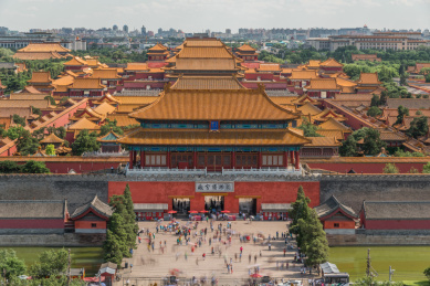 故宫场景俯拍 中国