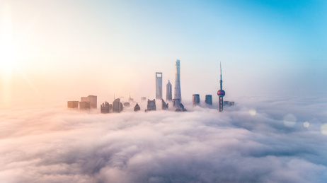 上海陆家嘴城市风光