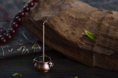 迷你双耳狮子香炉