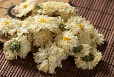 贡菊花茶实景高清图