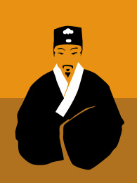 古人画像矢量素材