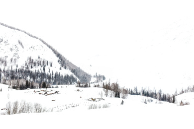 冬季喀纳斯景区