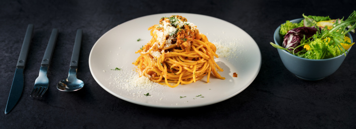 西餐肉酱意面