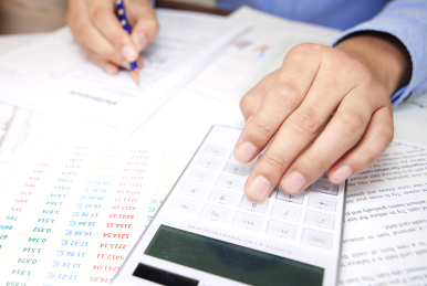 工作的会计,商人