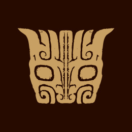 远古神兽图案 图腾 萨满面具 矢量标志素材