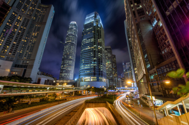 香港城市夜景