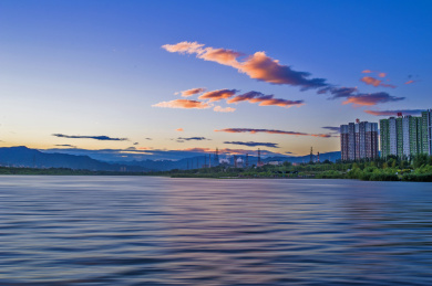 湖水景色