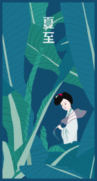 夏至插画