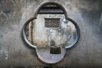 中国江苏省苏州昆山市千灯古镇风光