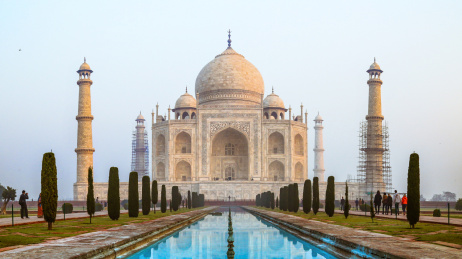 清晨中的泰姬陵