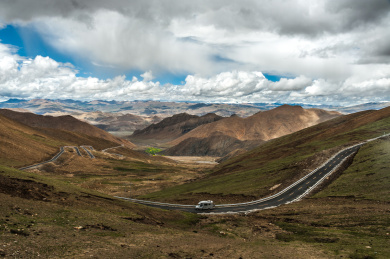 珠穆朗玛峰景区公路