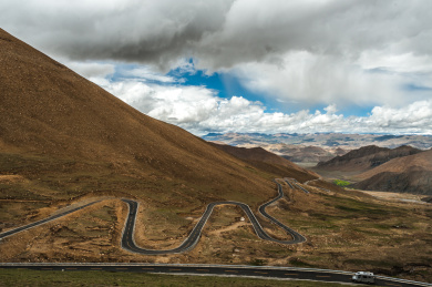 珠穆朗玛峰景区公路