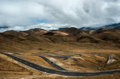 珠穆朗玛峰景区公路
