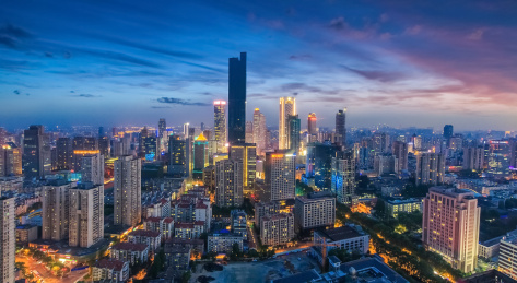 江苏省南京市新街口都市建筑景观