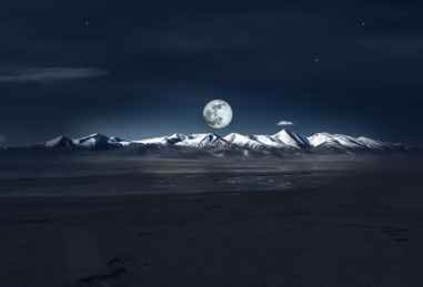 西藏自治区那曲地区念青唐古拉山冰川雪山自然景观