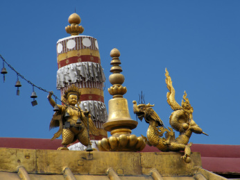 西藏大昭寺建筑景观
