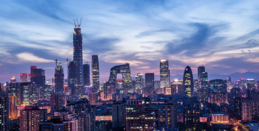 北京城市夜景