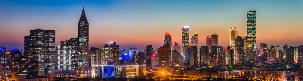 江苏省南京市新街口都市建筑景观