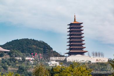 牛首山佛顶宫建筑景观