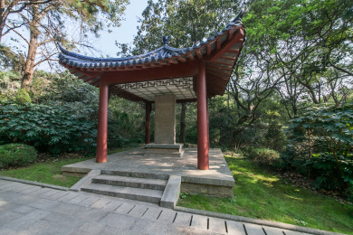 中国江苏省南京市郑和陵墓园林建筑景观