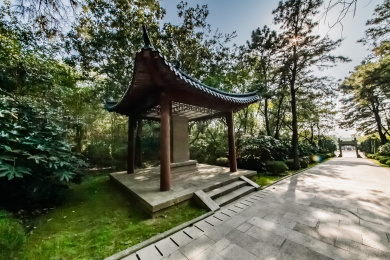 中国江苏省南京市郑和陵墓园林建筑景观