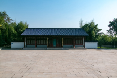 中国江苏省南京市郑和陵墓园林建筑景观