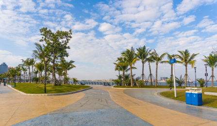 中国广东省东莞市虎门海滨公园风光