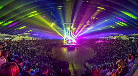 灯光色彩演唱会舞台