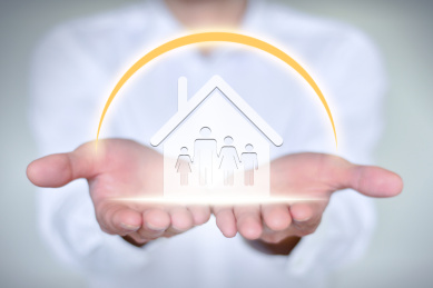 商人保护家庭的房子