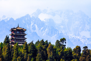 云南省丽江市玉龙雪山景观