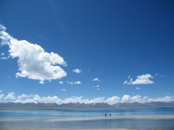 西藏纳木错湖自然景观