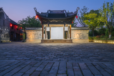 中国江苏无锡市巡嵣古镇风光