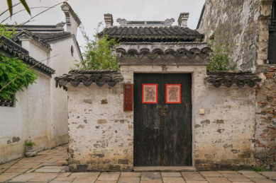 中国江苏无锡市巡嵣古镇风光