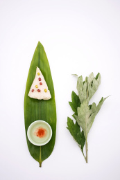 粽子/艾叶/雄黄酒/中国端午节传统节日美食